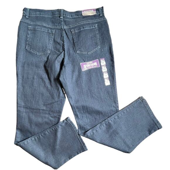 Gloria Vanderbilt Amanda Jeans Womens Size 14 Classic Tapered‎ Leg NWT - Picture 2 of 9